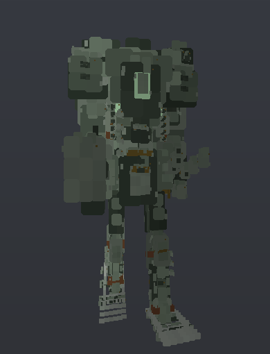 A giant robot walking