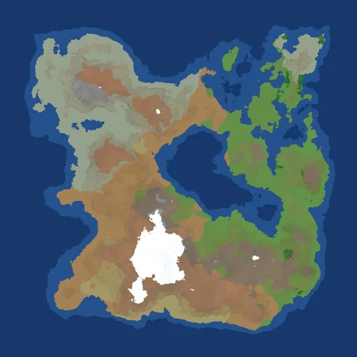 Archipelago map from above