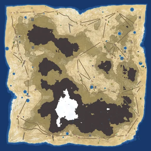 Dunes map from above
