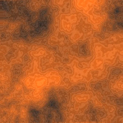 Lava map from above